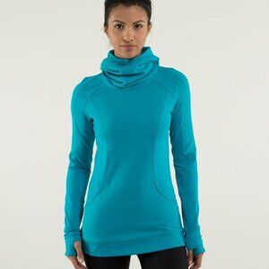 Lululemon Base Runner Hoodie, Half Micro Macro Surge, W3C79S - Size 4